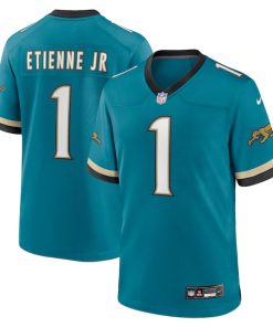 Travis Etienne Jr Jacksonville Jaguars Nike Prowler Throwback Player Game Jersey - Teal