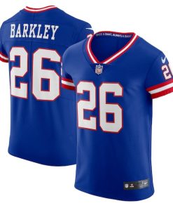 Saquon Barkley New York Giants Nike Classic Vapor Elite Player Jersey - Royal