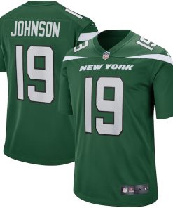 Keyshawn Johnson New York Jets Nike Game Retired Player Jersey - Gotham Green