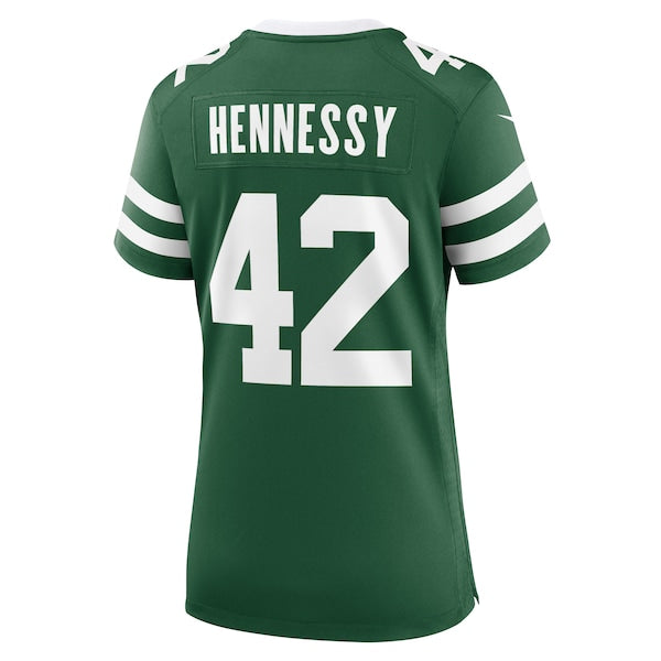 Thomas Hennessy New York Jets Nike Women's Team Game Jersey - Legacy Green - Image 4