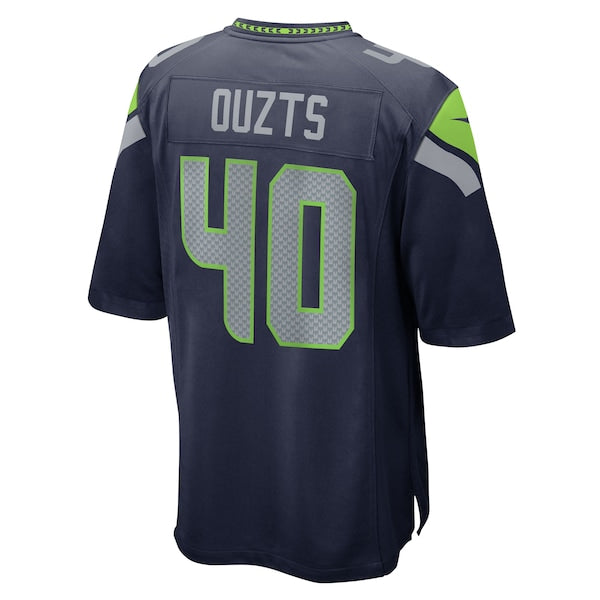 Robbie Ouzts Seattle Seahawks Nike Team Game Jersey - College Navy - Image 3