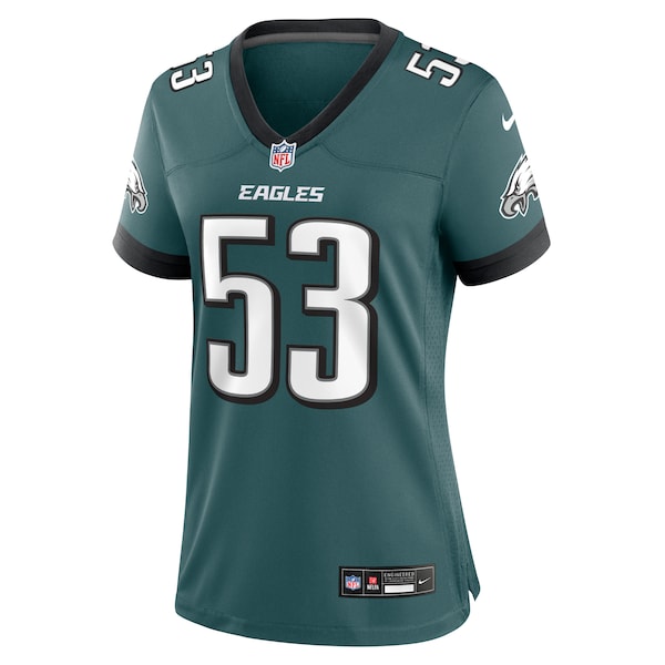 Zack Baun Philadelphia Eagles Nike Women's Game Jersey - Midnight Green - Image 2