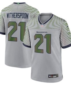 Devon Witherspoon Seattle Seahawks Nike 2025 Rivalries Collection Game Jersey - Wolf Gray