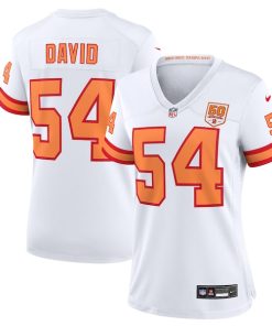 Lavonte David '76 Tampa Bay Buccaneers Nike Women's 50th Season Game Jersey - White
