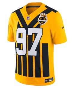 Alternative view of Cameron Heyward Pittsburgh Steelers Nike Alternate Vapor F.U.S.E. Limited Jersey - Gold