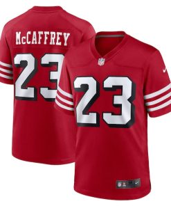 Christian McCaffrey San Francisco 49ers Nike Alternate Game Player Jersey - Scarlet