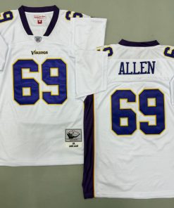 Jared Allen Minnesota Vikings Authentic Throwback Retired Player Jersey - White