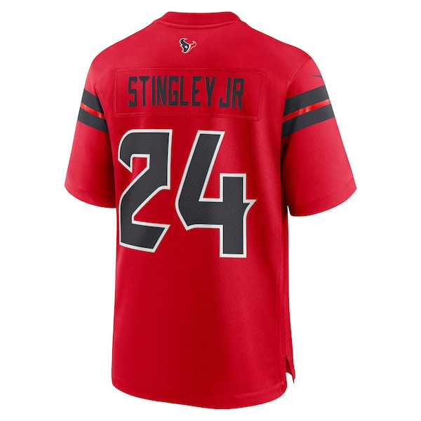 Derek Stingley Jr. Houston Texans Nike Alternate Game Jersey - Red/Navy/White - Image 5