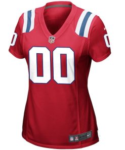 Alternative view of New England Patriots Nike Women's Alternate Custom Jersey - Red