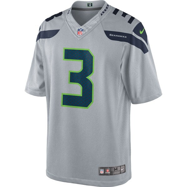 Russell Wilson Seattle Seahawks Nike Alternate Limited Jersey - Gray - Image 3