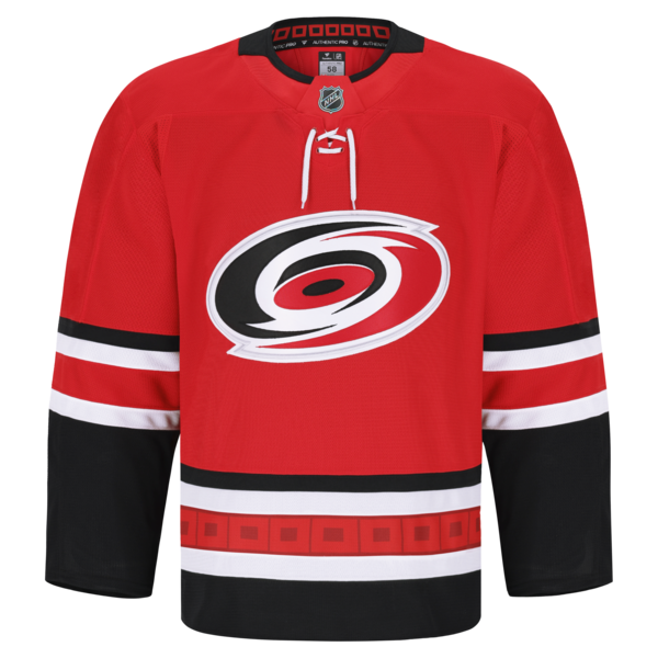 Carolina Hurricanes Alternate Authentic Pro Jersey - Red - Image 2