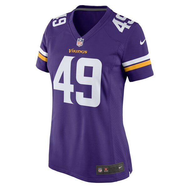 Tanner Vallejo Minnesota Vikings Nike Women's Team Game Jersey - Purple - Image 2