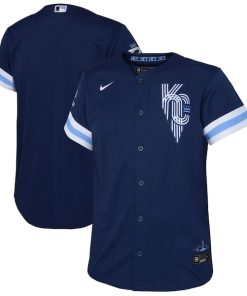 Kansas City Royals Nike Toddler 2022 City Connect Replica Jersey - Navy