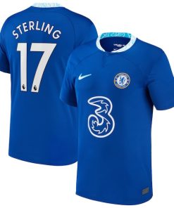 Raheem Sterling Chelsea Nike 2022/23 Home Breathe Stadium Replica Player Jersey - Blue