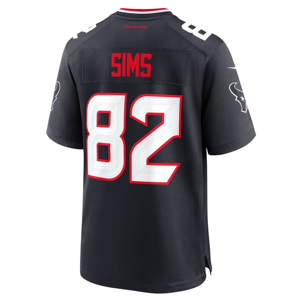 Steven Sims Houston Texans Nike Team Game Jersey - Navy - Image 3