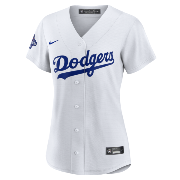Yoshinobu Yamamoto Los Angeles Dodgers Nike Women's 2025 World Series Champions Home Replica Jersey - White - Image 2