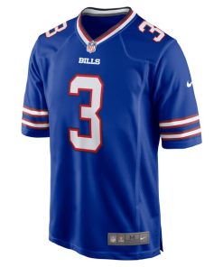 Alternative view of Damar Hamlin Buffalo Bills Nike Home Game Player Jersey - Royal