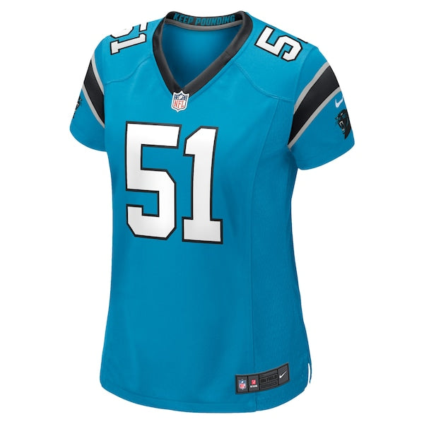 Sam Mills Carolina Panthers Nike Women's Retired Player Jersey - Blue - Image 2