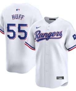 Sam Huff Texas Rangers Nike Home Limited Player Jersey - White