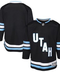 Utah Mammoth Youth Home Premier Jersey - Black