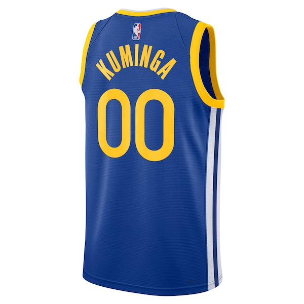 Jonathan Kuminga Golden State Warriors Nike Unisex Swingman Badge Player Jersey - Icon Edition - Royal - Image 3