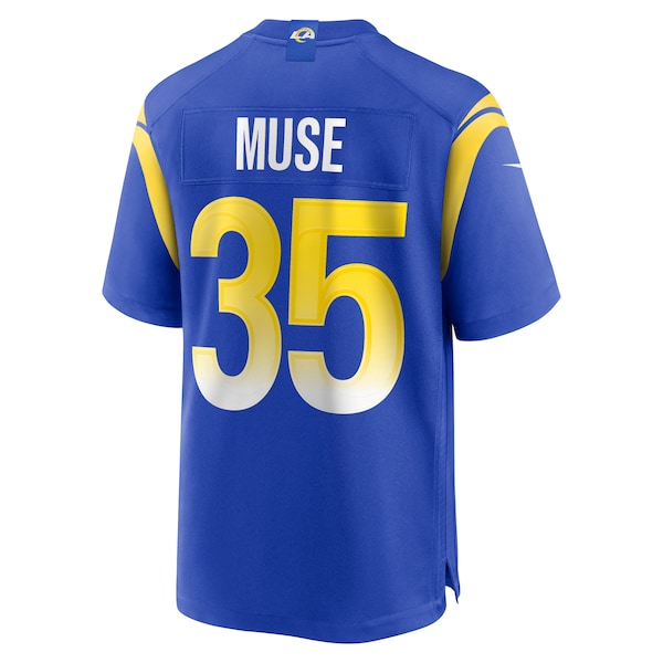 Nick Muse Los Angeles Rams Nike Team Game Jersey - Royal - Image 3