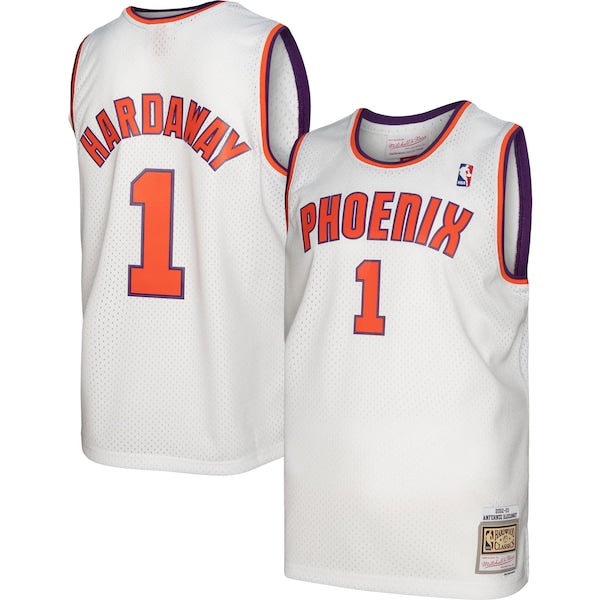 Penny Hardaway Phoenix Suns 2001/02 Hardwood Classics Swingman Jersey - White/Purple - Image 2