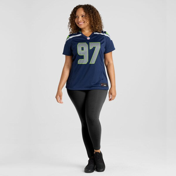 Johnathan Hankins Seattle Seahawks Nike Women's Team Game Jersey - College Navy - Image 3