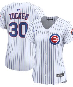 Kyle Tucker Chicago Cubs Nike Women's Home Limited Player Jersey - White