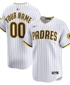 San Diego Padres Nike Home Limited Custom Jersey - White