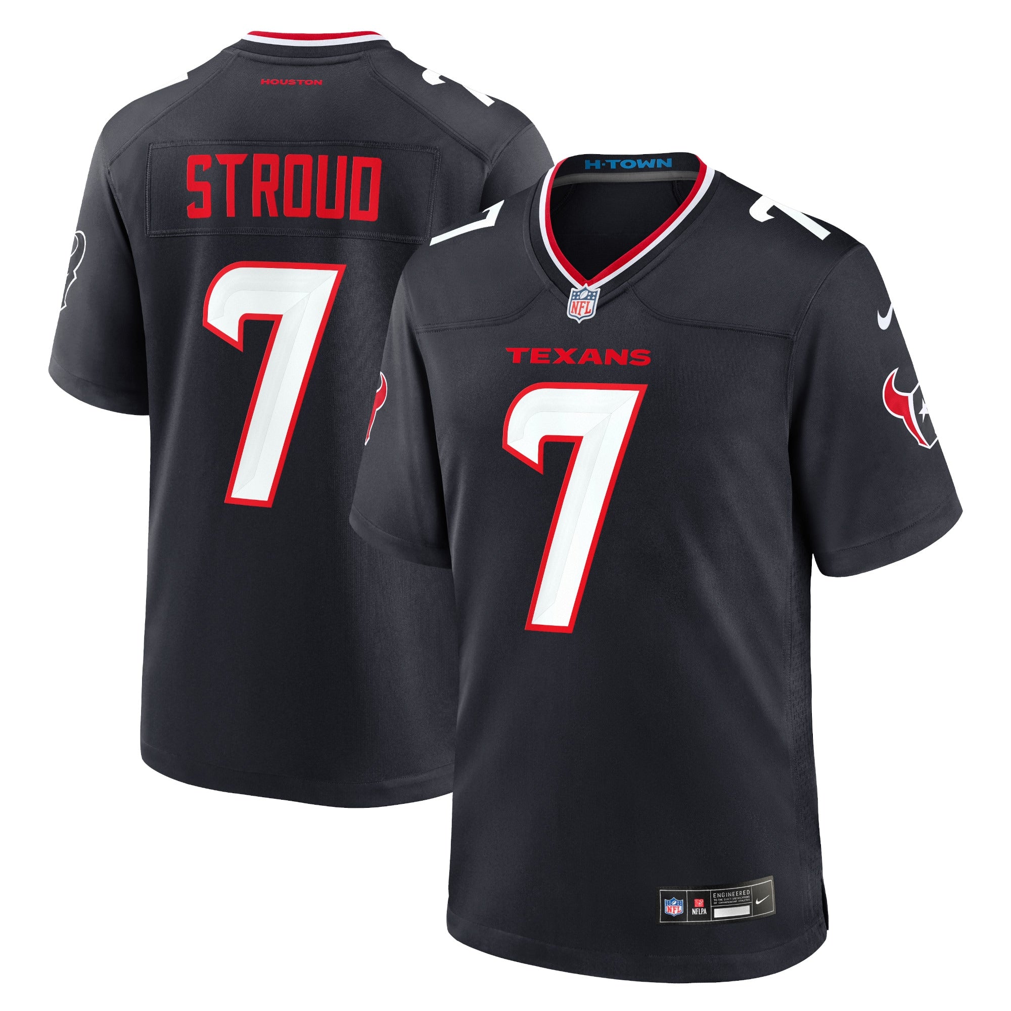 C.J. Stroud Houston Texans Nike Game Jersey - White - Image 7