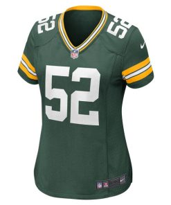 Alternative view of Rashan Gary Green Bay Packers Nike Women's Game Jersey - Green
