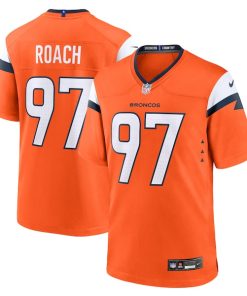 Malcolm Roach Denver Broncos Nike Team Game Jersey -  Orange
