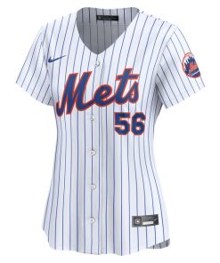 Alternative view of Ryan Helsley New York Mets Nike Women's Home Limited Player Jersey - White