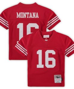 Joe Montana San Francisco 49ers Preschool 1990 Retired Player Legacy Jersey - Scarlet