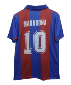 Alternative view of Diego Maradona Barcelona 1984-89 Retro Home Jersey