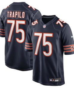 Ozzy Trapilo Chicago Bears Nike Team Game Jersey -  Navy