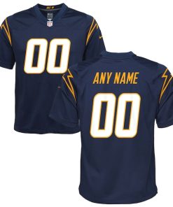 Los Angeles Chargers Nike Youth Alternate Custom Game Jersey - Navy