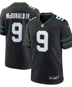 Will McDonald IV New York Jets Nike Alternate Game Jersey - Legacy Black/Green