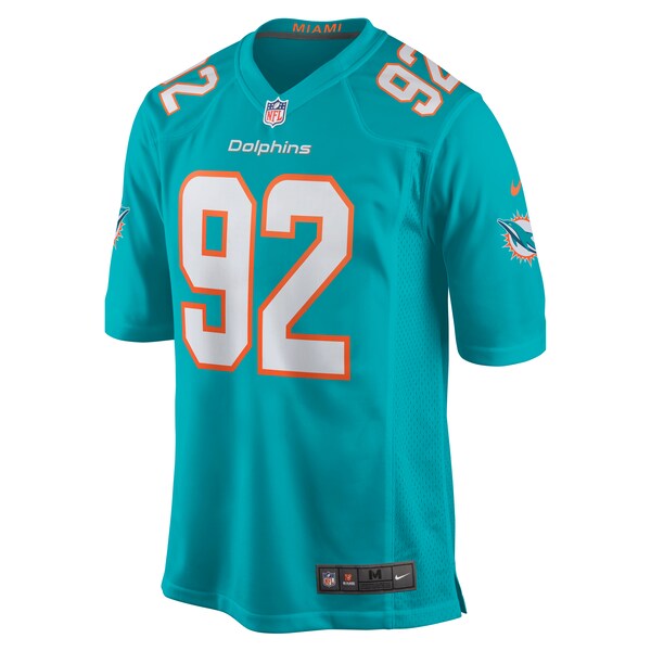 Zach Sieler Miami Dolphins Nike Game Jersey - Aqua - Image 2
