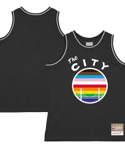 Golden State Warriors Hardwood Classic Pride Jersey - Black