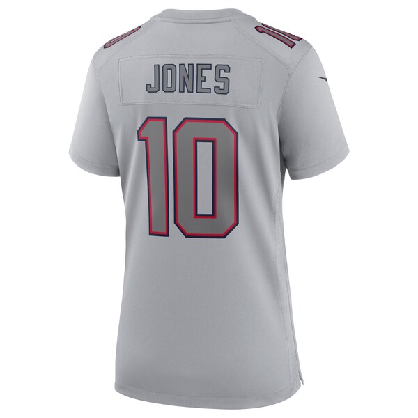 Mac Jones New England Patriots Nike Women's Atmosphere Fashion Game Jersey - Gray - Image 3