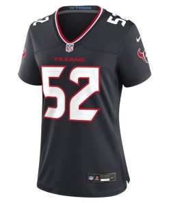 Alternative view of Darrell Taylor Houston Texans Nike Women's Team Game Jersey -  Navy
