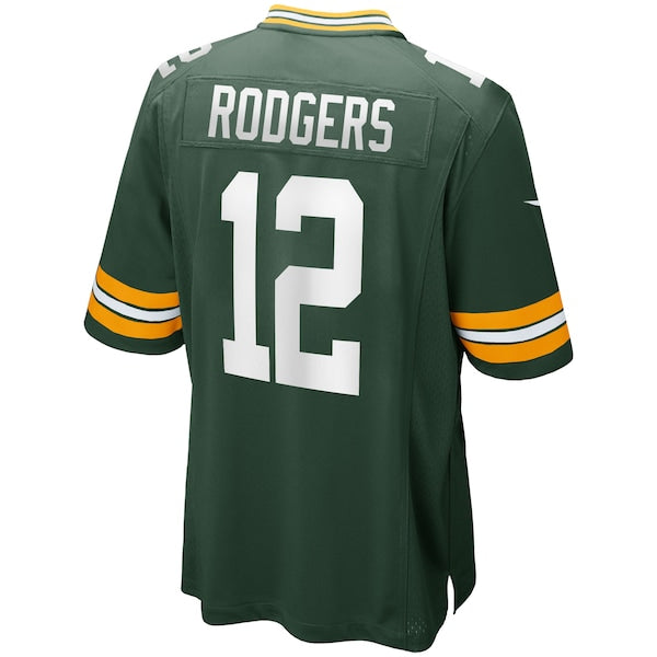 Aaron Rodgers Green Bay Packers Nike Game Player Jersey - Green - Image 3