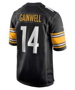 Alternative view of Kenneth Gainwell Pittsburgh Steelers Nike Team Game Jersey -  Black