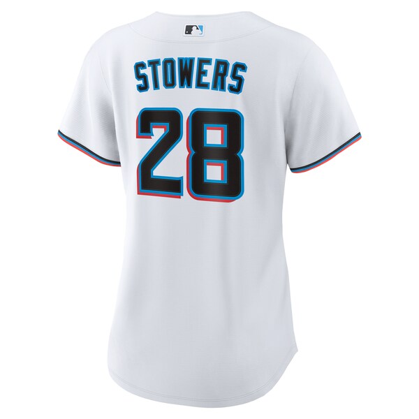 Kyle Stowers Miami Marlins Nike Women's Home Replica Jersey - White - Image 2