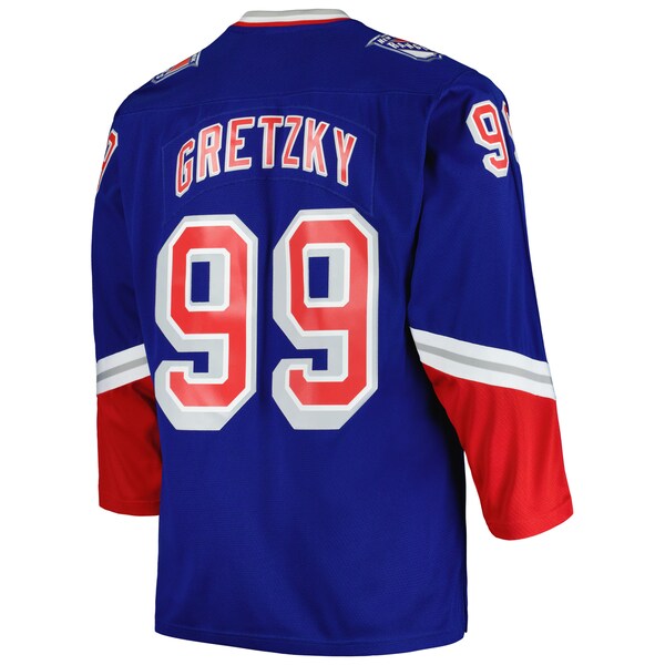 Wayne Gretzky New York Rangers Big & Tall Blue Line Player Jersey - Blue - Image 3