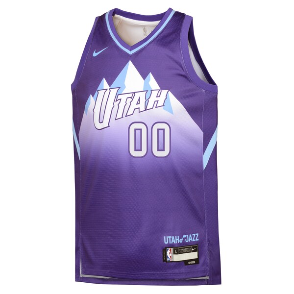 Jordan Clarkson Utah Jazz Nike Youth 2024/25 Swingman Player Jersey - City Edition - Purple - Image 2