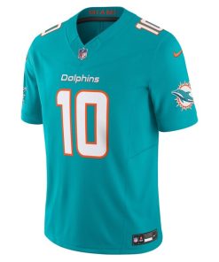 Alternative view of Tyreek Hill Miami Dolphins Nike Vapor F.U.S.E. Limited Jersey - Aqua