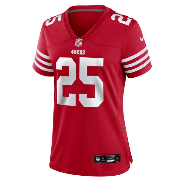 Jason Pinnock San Francisco 49ers Nike Women's Team Game Jersey - Scarlet - Image 2